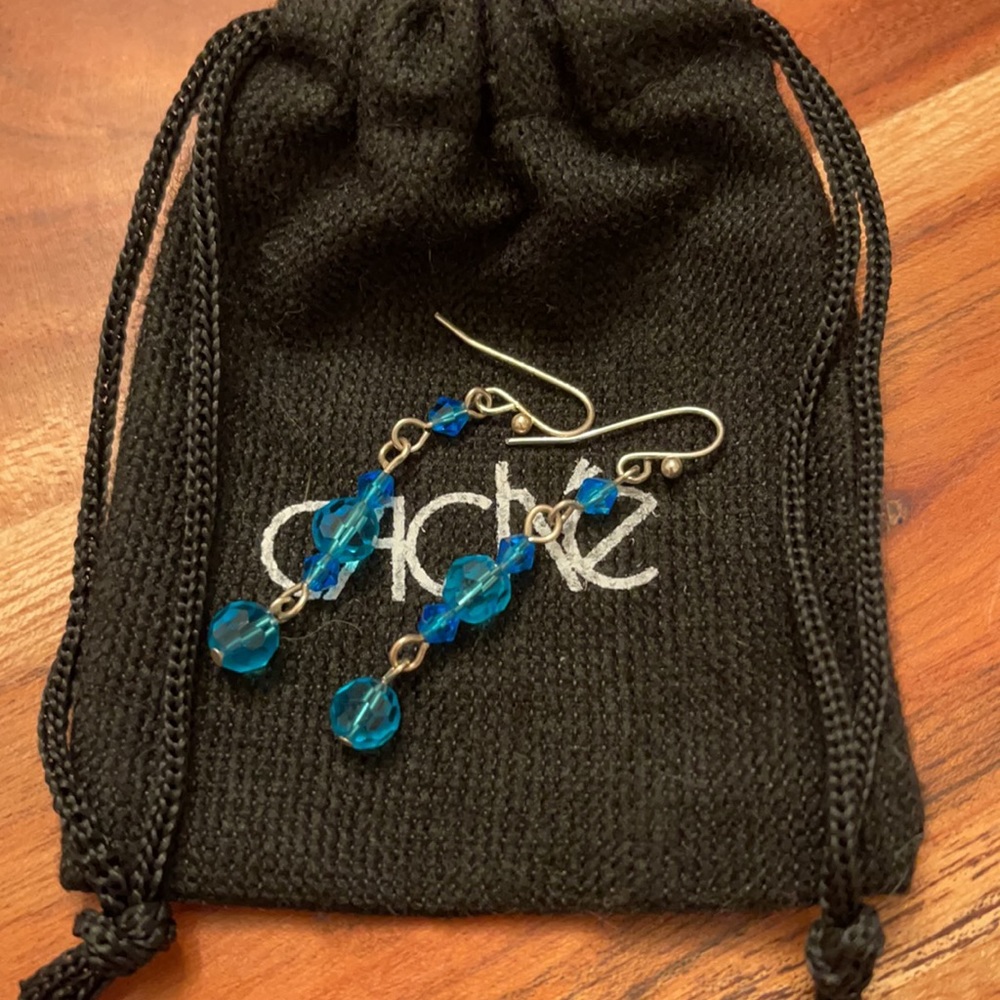 Cache Beaded Dangle Earrings - image 5